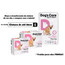 Fralda Descartável para Cachorro Fêmea Dogs Care – Fralda Higiênica para Cio e Incontinência
