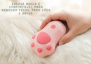 Escova Elétrica 3 em 1 com Vapor para Cães e Gatos – Remove Pelos, Desembaraça e Massageia |