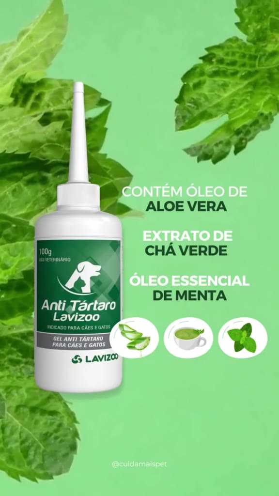 Anti Tártaro Lavizoo para Cachorro e Gatos 100g