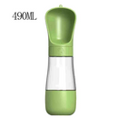 490ML 2 Em 1 Garrafa De Água Portátil Para Gatos Cães E Dispensador Multifuncional