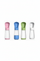 490ML 2 Em 1 Garrafa De Água Portátil Para Gatos Cães E Dispensador Multifuncional