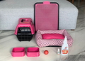 Kit Conforto Completo para Cachorro – Cama Luxo + Caixa Transporte + Sanitário + Acessórios P, M e G