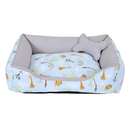 Cama Pet Caminha para Cachorro ou Gato M 100% Algodão + Ossinho.