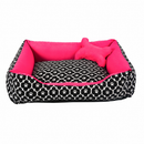 Cama Pet Caminha para Cachorro ou Gato M 100% Algodão + Ossinho.