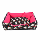 Cama Pet Caminha para Cachorro ou Gato M 100% Algodão + Ossinho.