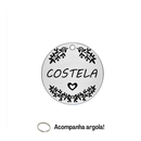 Plaquinha de Identificação Personalizada para Cachorro e Gato em Aço Inox