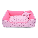 Cama Pet Caminha para Cachorro ou Gato M 100% Algodão + Ossinho.