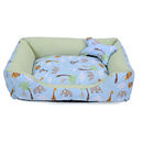 Cama Pet Caminha para Cachorro ou Gato M 100% Algodão + Ossinho.