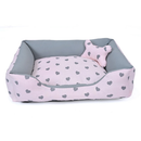 Cama Pet Caminha para Cachorro ou Gato M 100% Algodão + Ossinho.