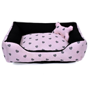 Cama Pet Caminha para Cachorro ou Gato M 100% Algodão + Ossinho.