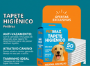 Tapete Higiênico Descartável 60x60 para Cachorro - Super Absorvente com Atrativo
