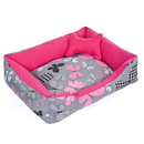 Cama Pet Caminha para Cachorro ou Gato M 100% Algodão + Ossinho.