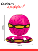 Bola Mágica Voadora LED 2 em 1 | Vira Disco UFO | Pet e Infantil | Envio Full Brasil Entrega Rápida