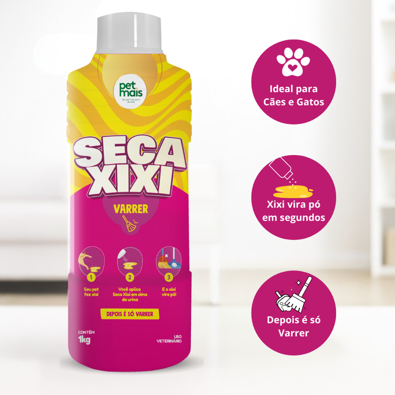 Seca Xixi Petmais 1 kg - Embalagem econômica