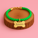 Coleira Personalizada para Cachorro com Plaquinha de Nome e Telefone