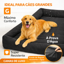 Cama Pet Impermeável Grande e Média - 100% Lavável com Fundo Impermeável 