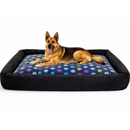 Cama Pet Impermeável Grande e Média - 100% Lavável com Fundo Impermeável 