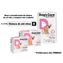 Fralda Descartável para Cachorro Fêmea Dogs Care – Fralda Higiênica para Cio e Incontinência