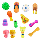 Kit 10 Mordedores Pet para Cachorros Pequenos e Médios-Brinquedos com Franguinho 16cm