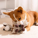 Brinquedo De Pelúcia Para Mastigar Cachorro – Interativo Animais De Estimação Que Faz Barulho Limpeza , Morder E Entrete