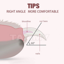 Cortador De Unhas Para Animais De Estimação Com Luz LED-Kit Cães E Gatos , Rosa Fofo , Ferramenta De Limpeza Segura Evit